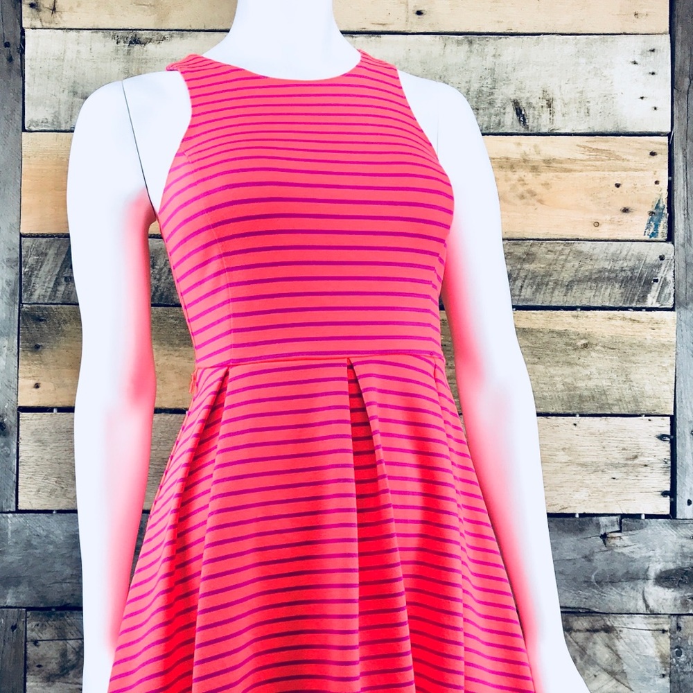 HOT CORAL MINI DRESS L’AMOUR by Nanette Lenore